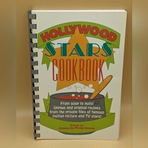Cookbook: Hollywood Stars Cookbook 1991 Collected Recipes 50 Pages 109+